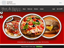 Tablet Screenshot of hotandspicywisbech.co.uk